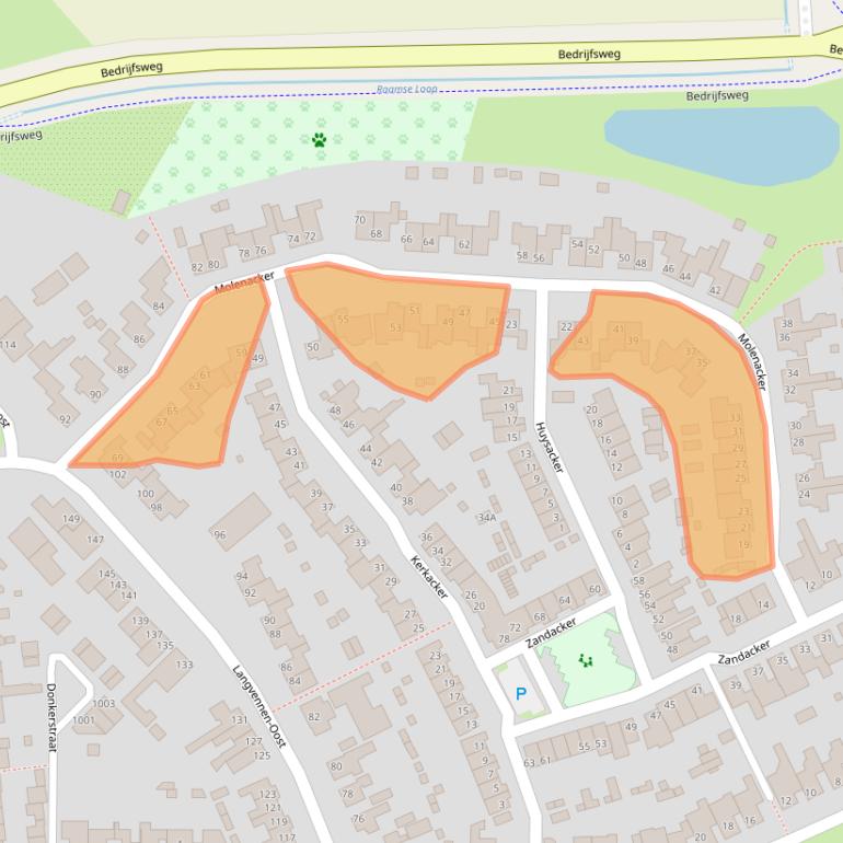 Kaart van postcodegebied 5061KS.