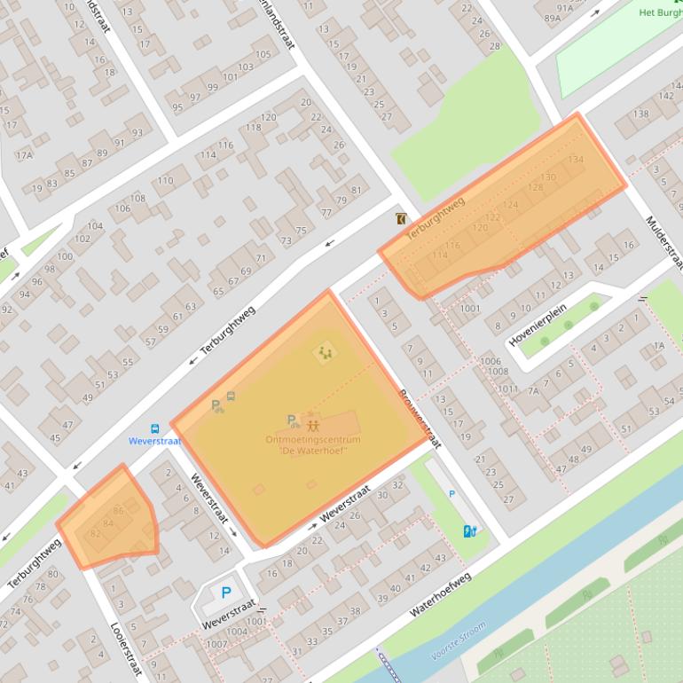 Kaart van postcodegebied 5061LJ.