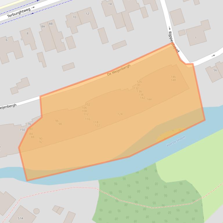 Kaart van postcodegebied 5061LP.