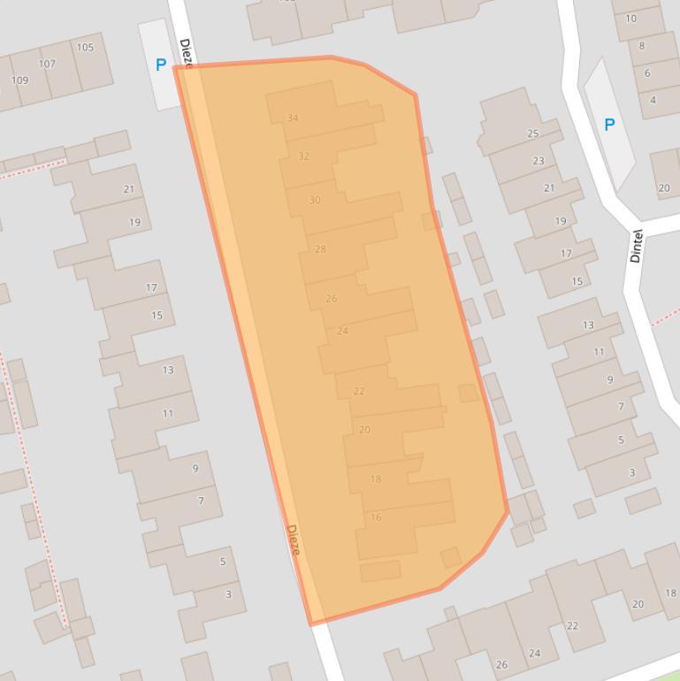 Kaart van postcodegebied 5061NA.