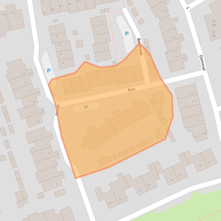 Kaart van postcodegebied 5061ND.