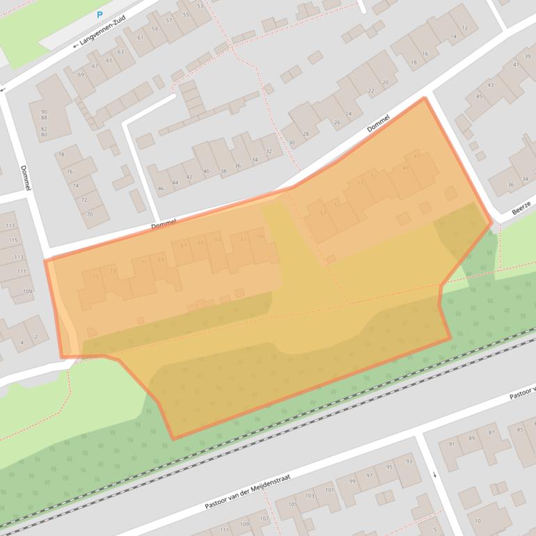Kaart van postcodegebied 5061NK.