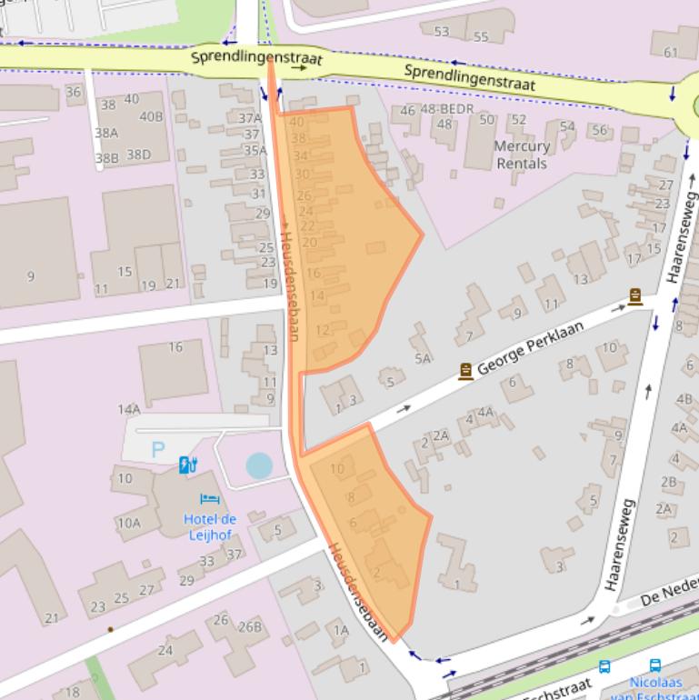 Kaart van postcodegebied 5061PR.