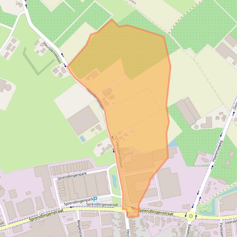 Kaart van postcodegebied 5061PS.