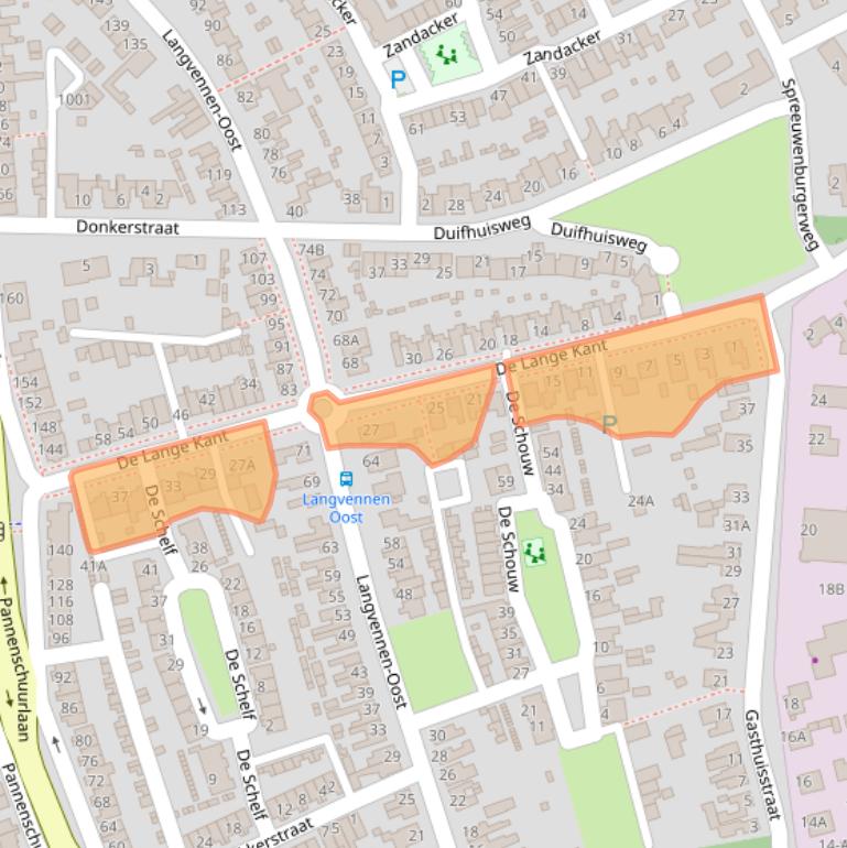 Kaart van postcodegebied 5061PX.