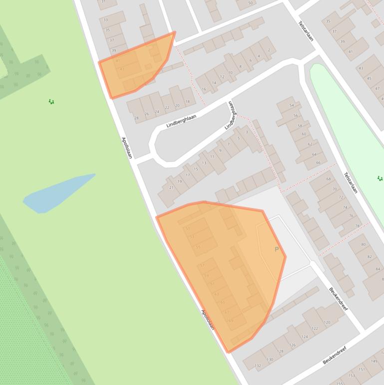 Kaart van postcodegebied 5061SC.