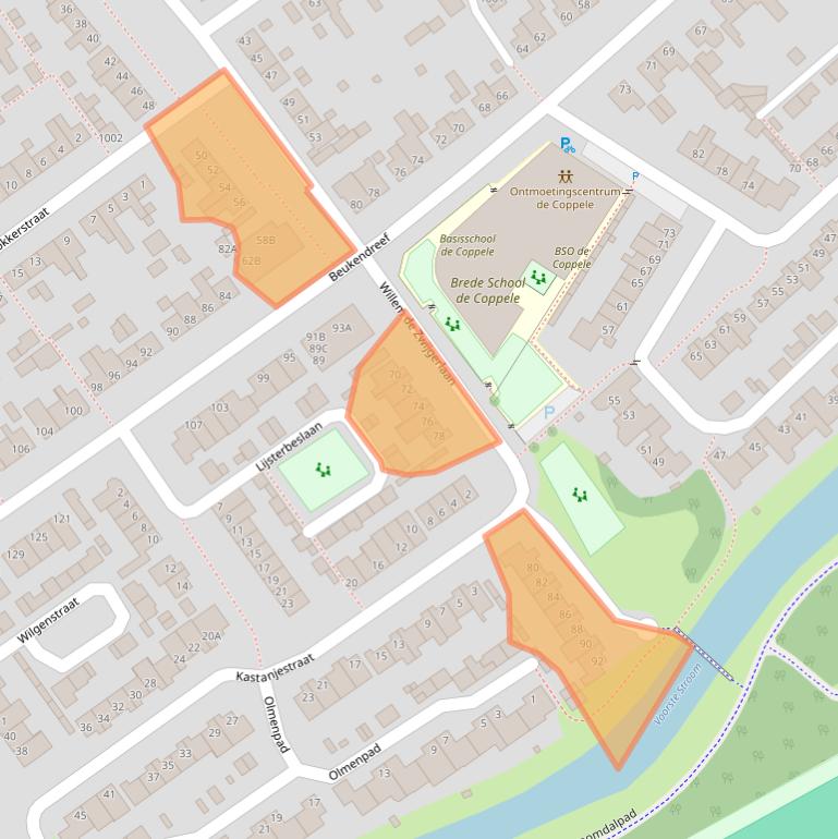 Kaart van postcodegebied 5061TD.