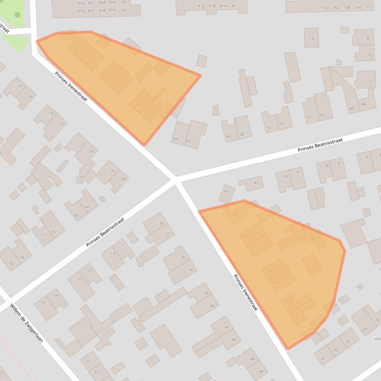 Kaart van postcodegebied 5061TJ.