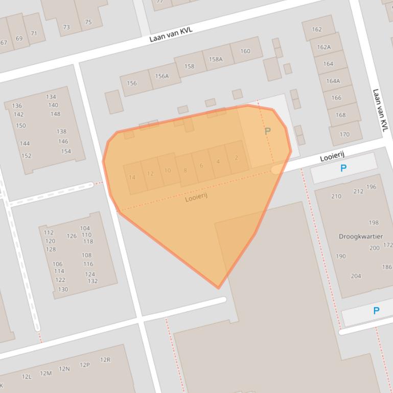 Kaart van postcodegebied 5061TW.