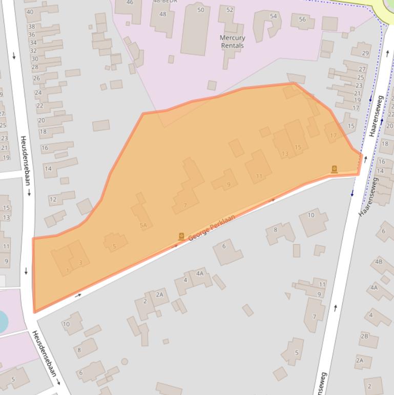 Kaart van postcodegebied 5061VN.