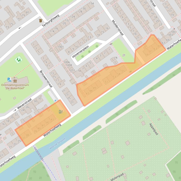 Kaart van postcodegebied 5061ZB.