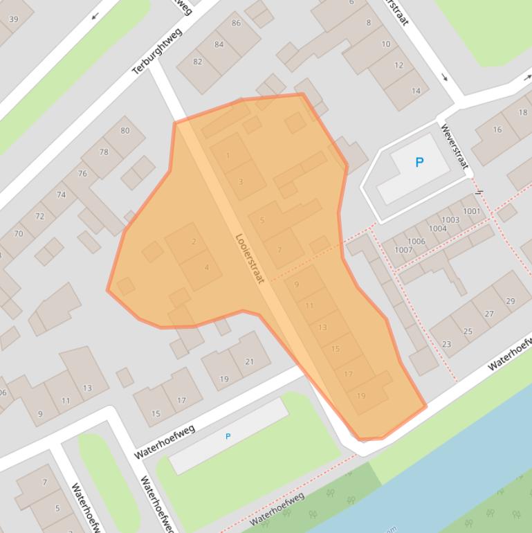 Kaart van postcodegebied 5061ZD.