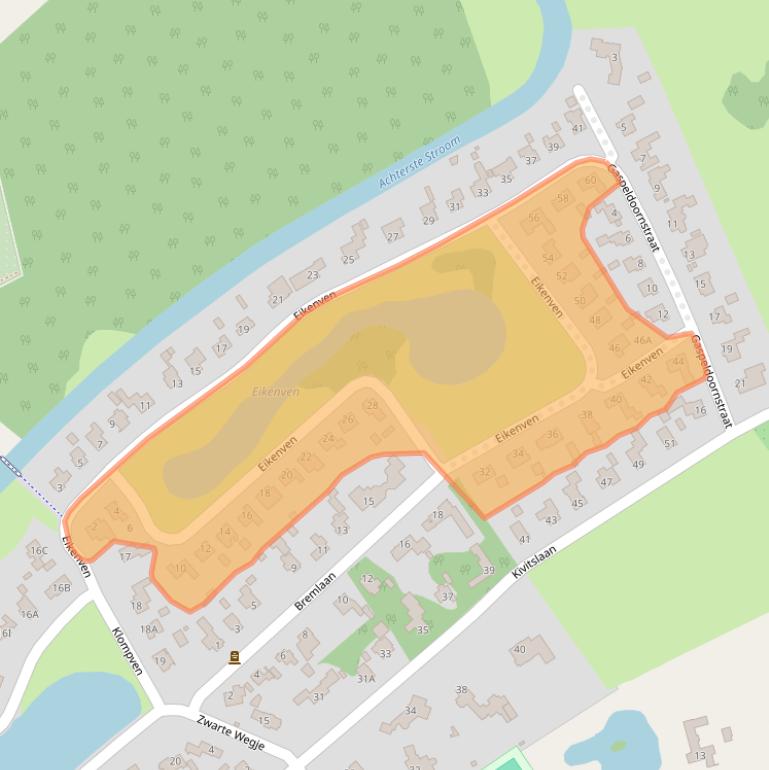 Kaart van postcodegebied 5062AE.