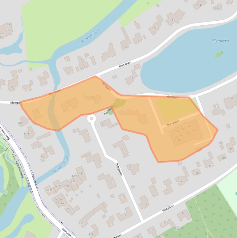 Kaart van postcodegebied 5062AK.
