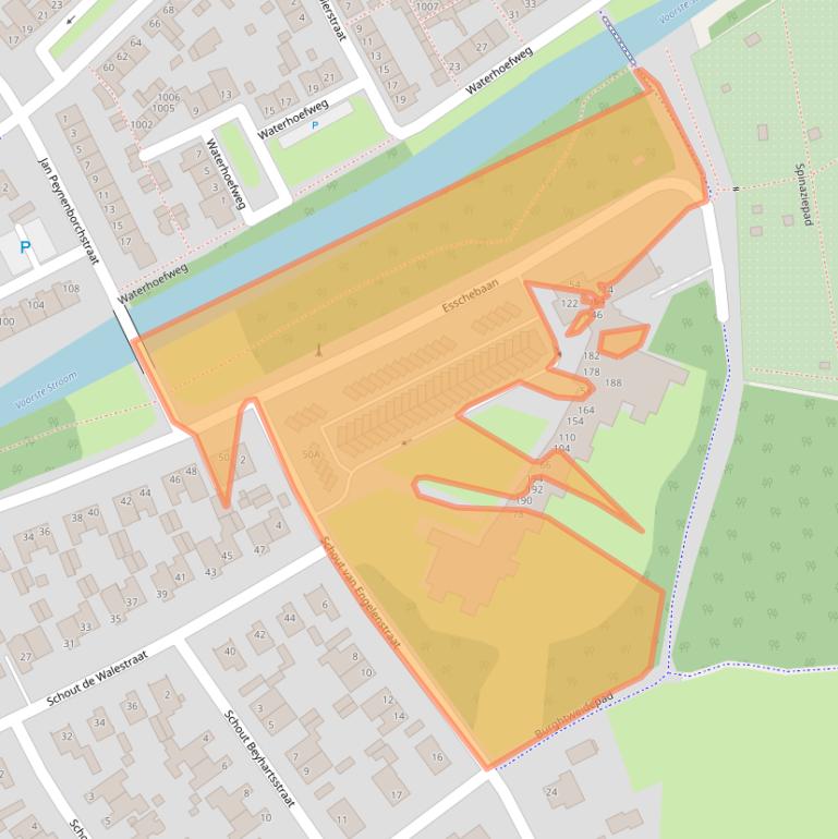 Kaart van postcodegebied 5062BD.