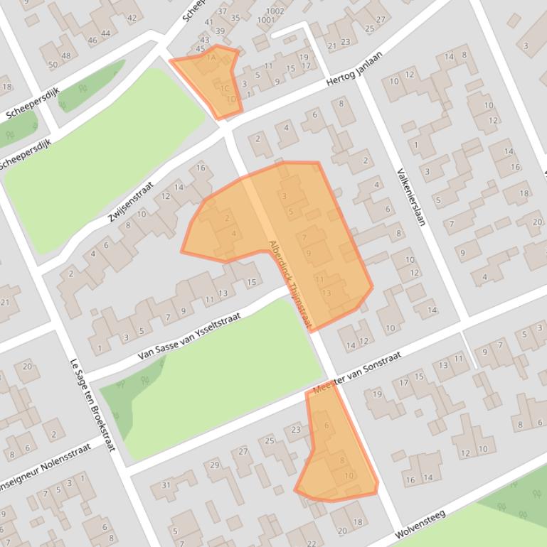 Kaart van postcodegebied 5062CP.