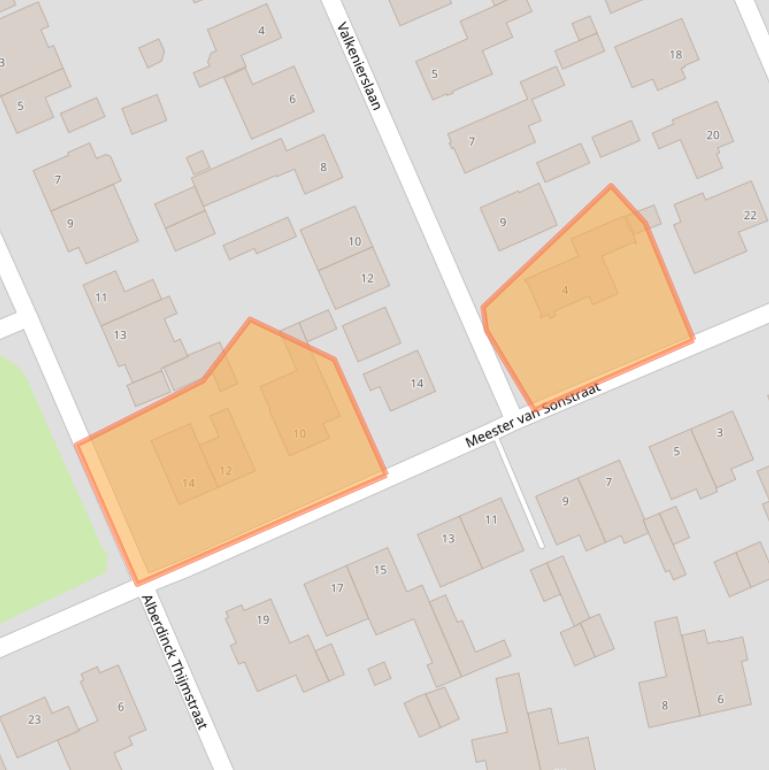 Kaart van postcodegebied 5062CS.