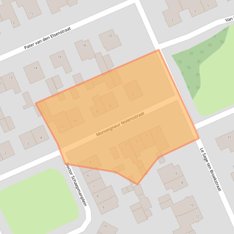 Kaart van postcodegebied 5062CZ.