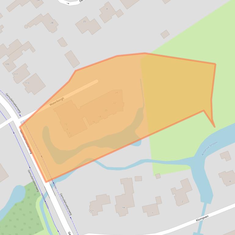 Kaart van postcodegebied 5062DD.