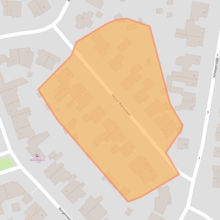 Kaart van postcodegebied 5062ER.