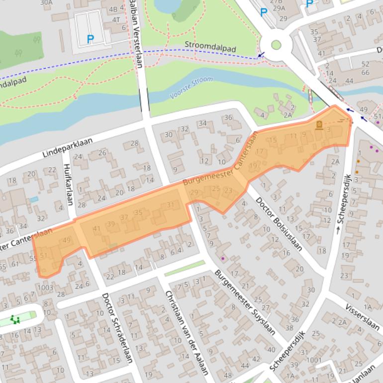 Kaart van postcodegebied 5062ES.