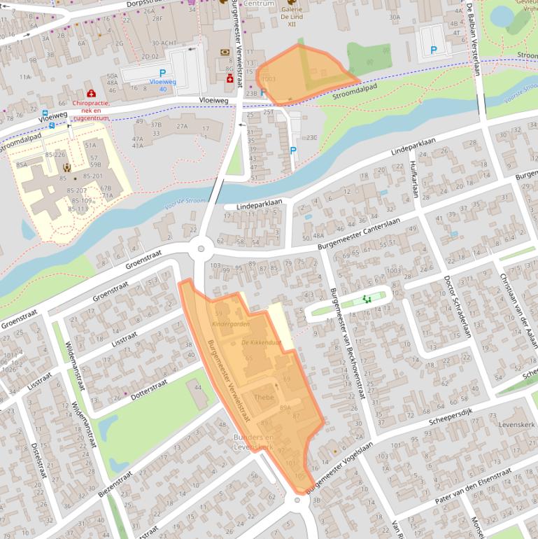 Kaart van postcodegebied 5062GC.