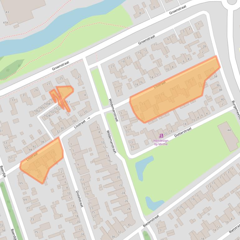 Kaart van postcodegebied 5062HD.