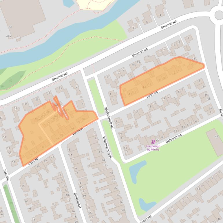 Kaart van postcodegebied 5062HE.