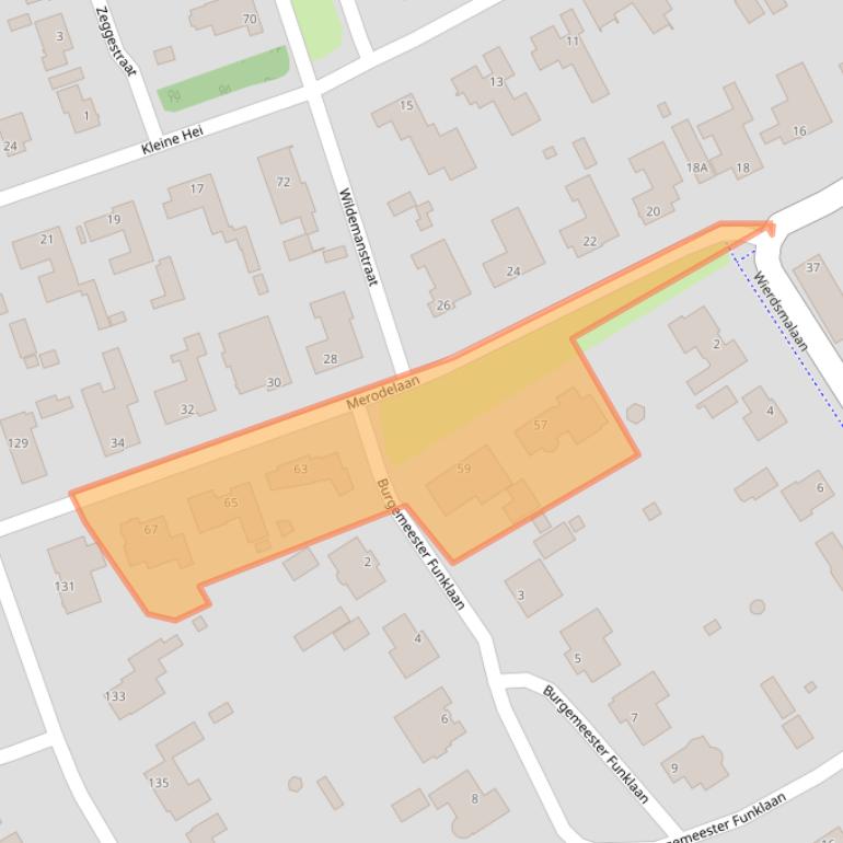 Kaart van postcodegebied 5062JC.