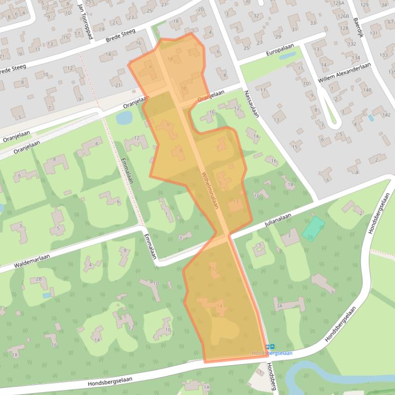 Kaart van postcodegebied 5062JP.