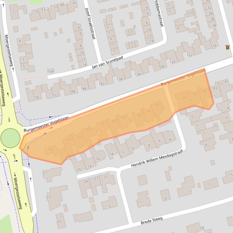 Kaart van postcodegebied 5062KP.