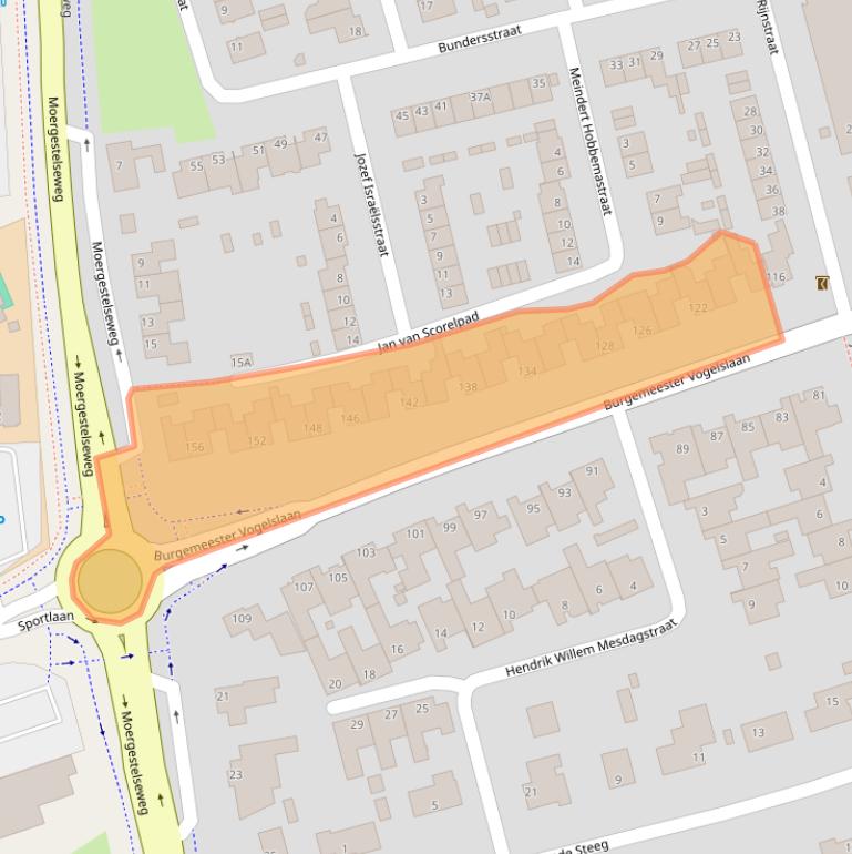 Kaart van postcodegebied 5062KT.