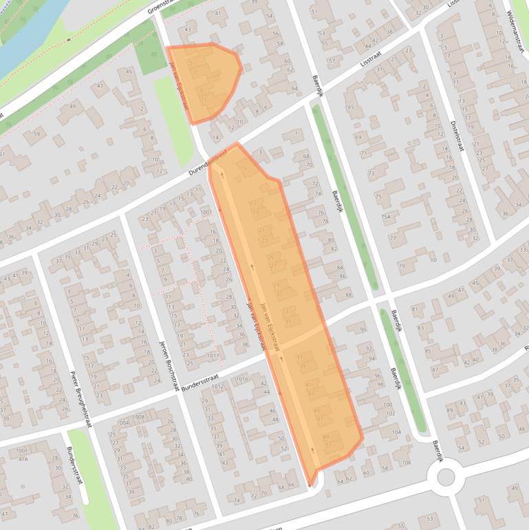 Kaart van postcodegebied 5062LA.