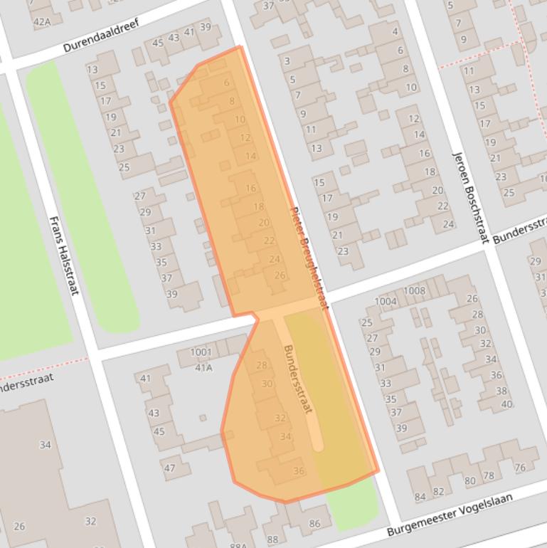 Kaart van postcodegebied 5062LH.