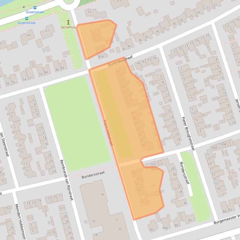 Kaart van postcodegebied 5062LJ.