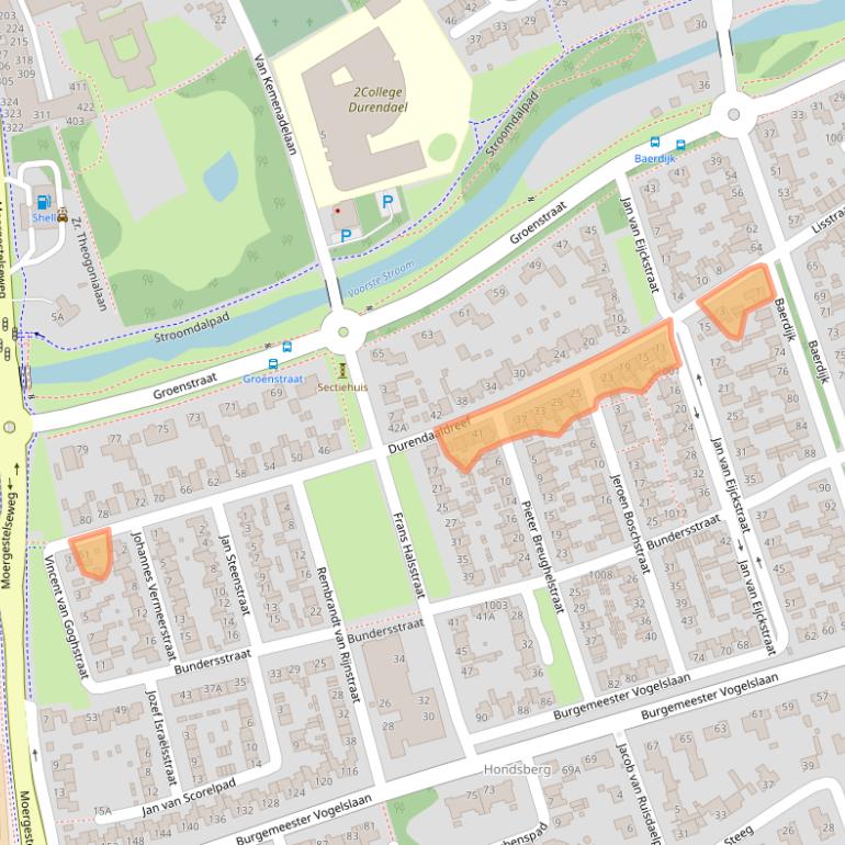 Kaart van postcodegebied 5062LV.