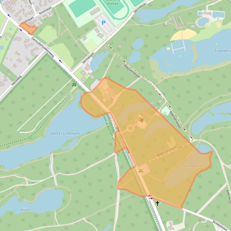 Kaart van postcodegebied 5062SB.