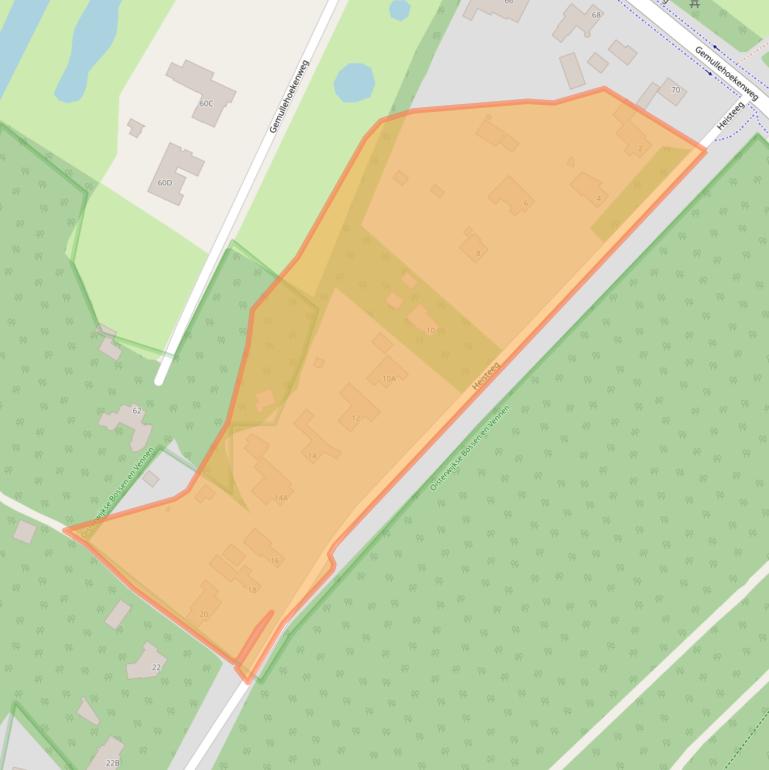 Kaart van postcodegebied 5062SE.