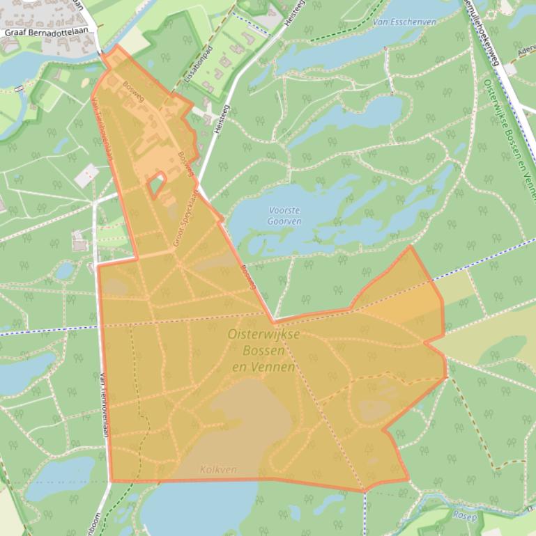 Kaart van postcodegebied 5062SH.