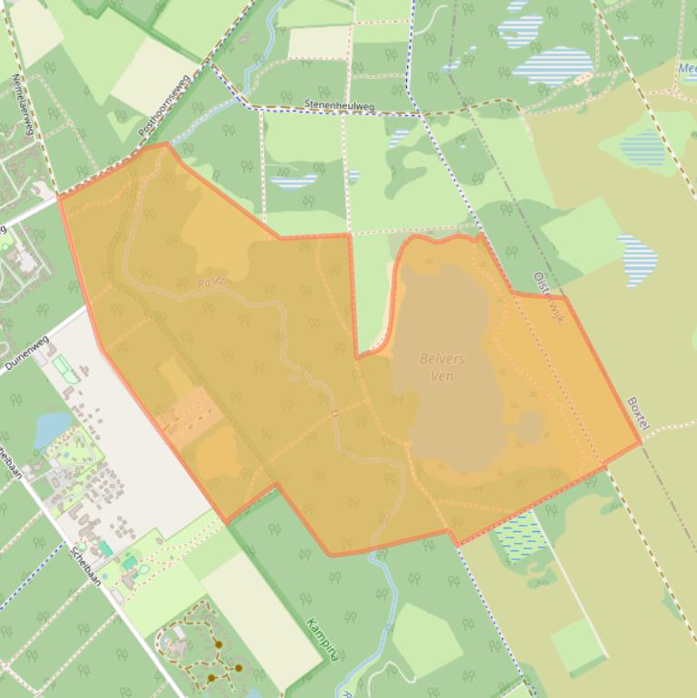 Kaart van postcodegebied 5062SX.