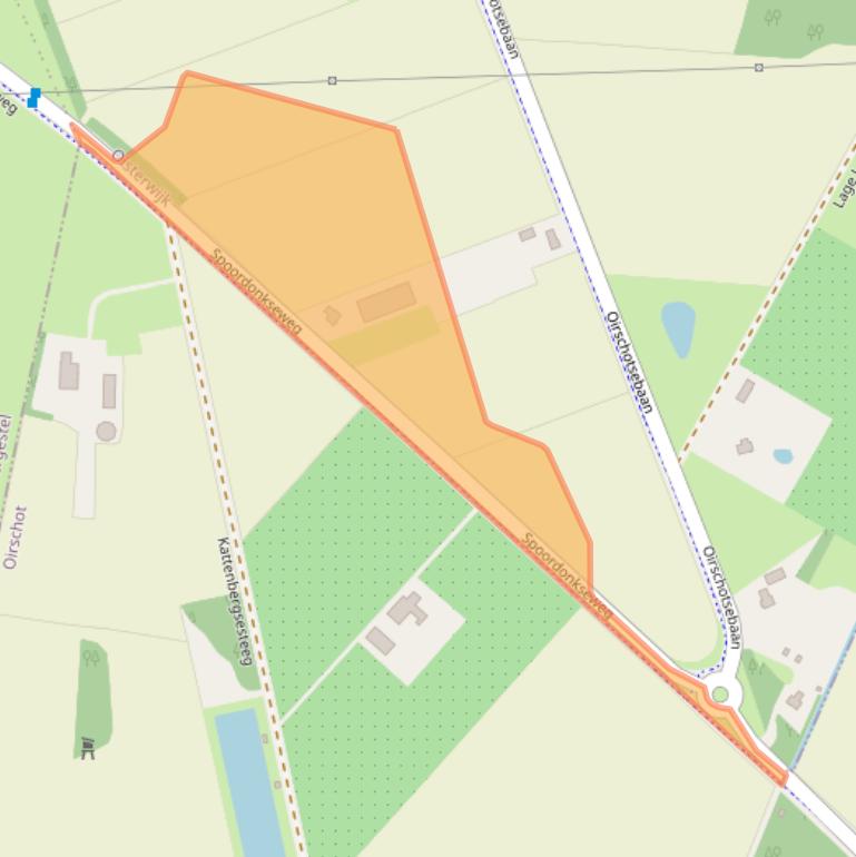 Kaart van postcodegebied 5062TC.