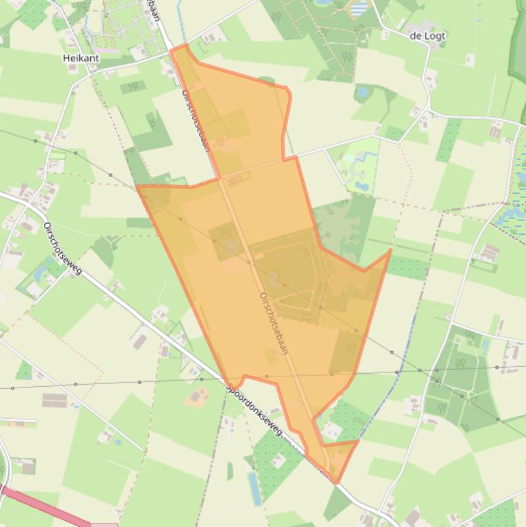 Kaart van postcodegebied 5062TG.