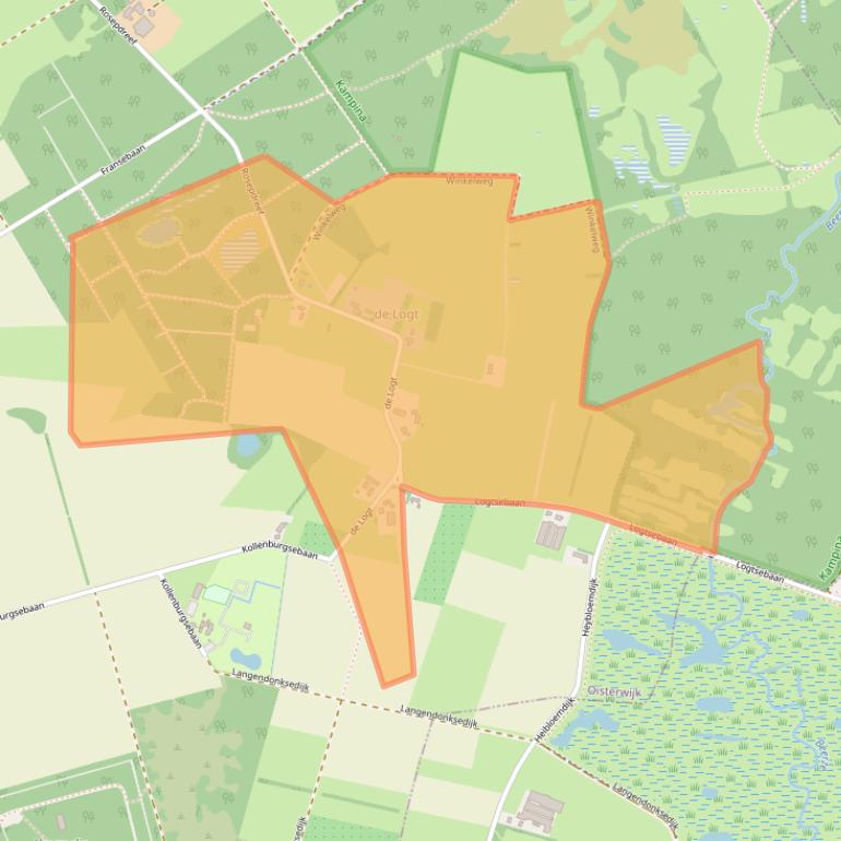 Kaart van postcodegebied 5062TK.