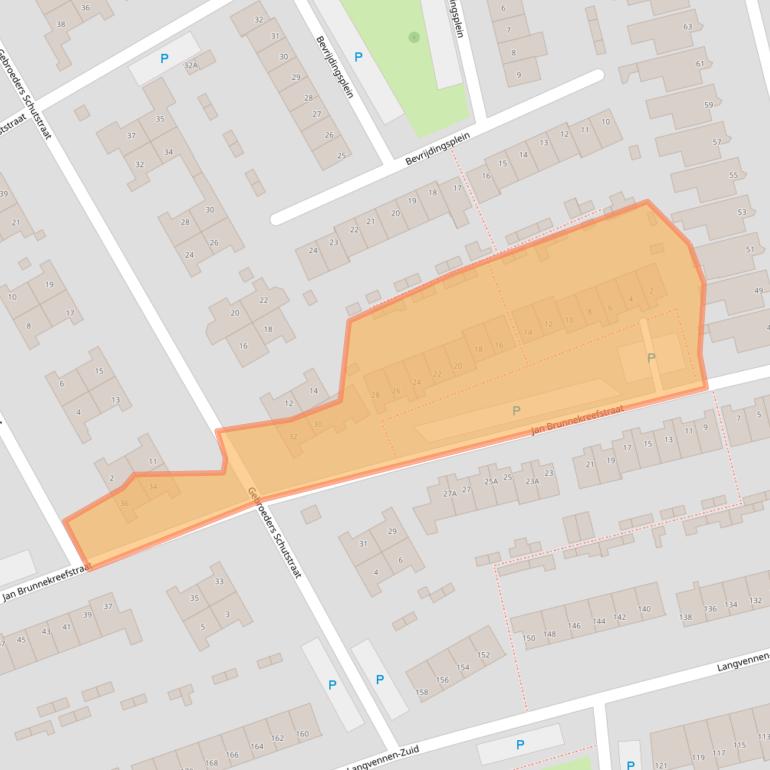 Kaart van postcodegebied 5063AH.