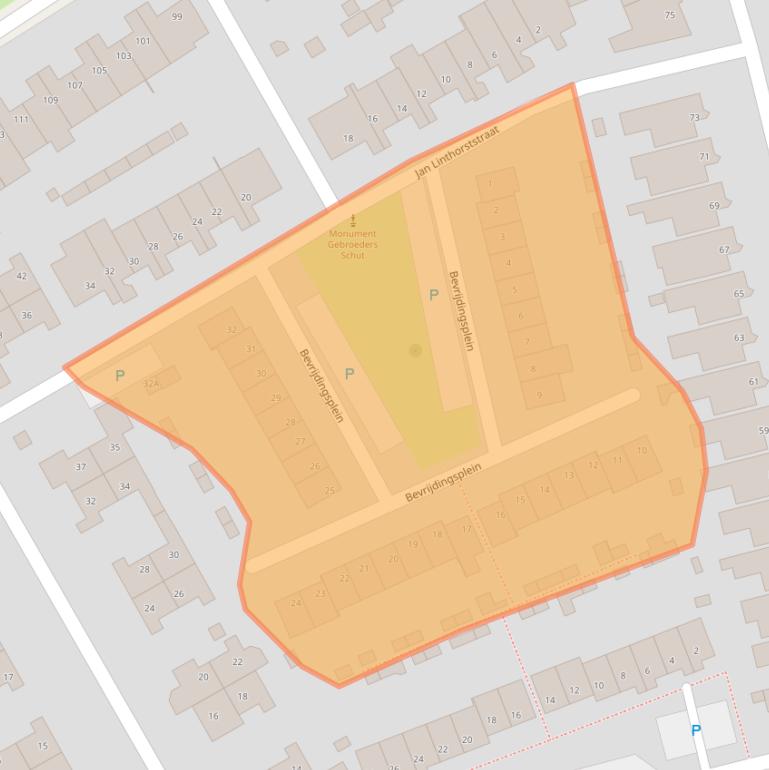 Kaart van postcodegebied 5063AK.