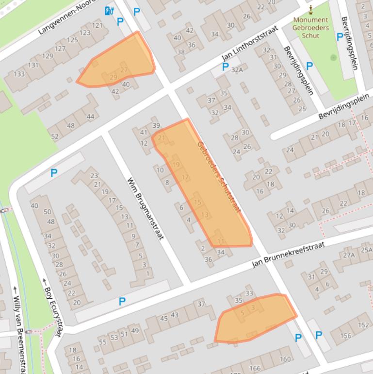 Kaart van postcodegebied 5063AL.