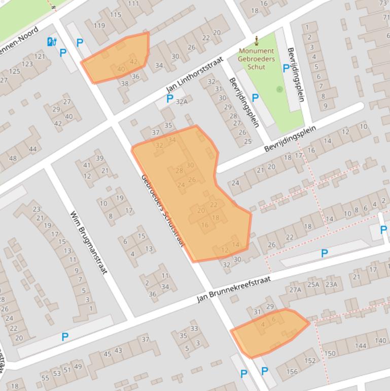 Kaart van postcodegebied 5063AM.