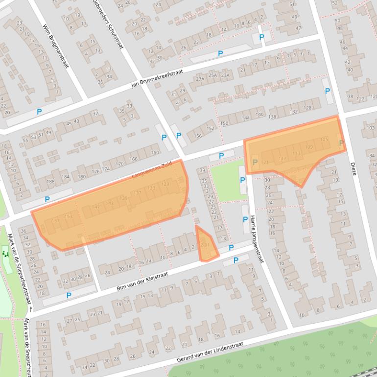 Kaart van postcodegebied 5063CA.