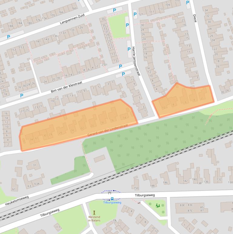 Kaart van postcodegebied 5063CK.