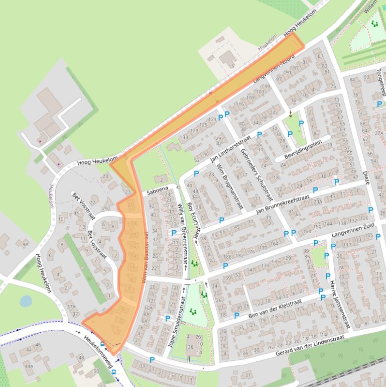 Kaart van postcodegebied 5063CR.